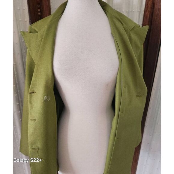 NYCC 2 pc Beautiful green skirt and jacket set, NWOT - Picture 4 of 14